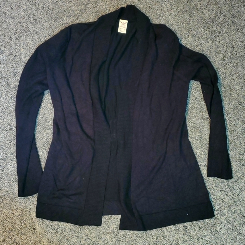 Faded Glory Black Cardigan XL (16-18)